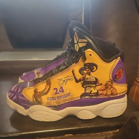 Kobe Bryant High Top Sneakers #24 - Picture 1 of 5